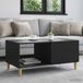 Maison Exclusive Table basse, noir, 90 x 50 x 40 cm, panneau de particules