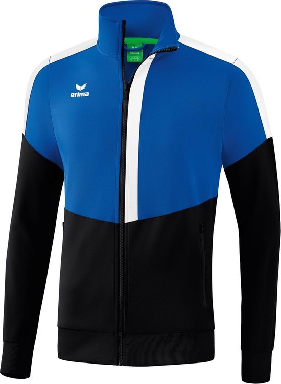 Erima Sportjas - Maat 164 - Unisex - blauw/zwart/wit