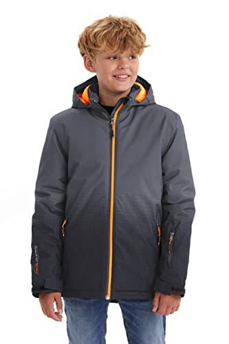 killtec Boy's Functioneel jack/outdoorjack Lynge BYS JCKT E - anthracite - maat 128