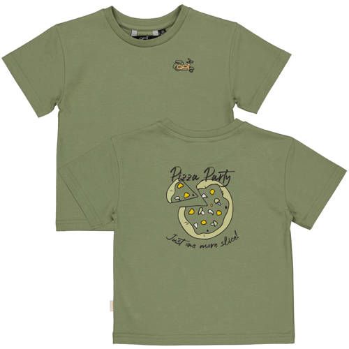 QPI Mini T-shirt met backprint groen
