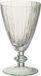 J-Line drinkglas Gestreept - glas - transparant/groen