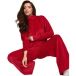 Makadamia Ensemble en velours à pantalon large femme M953