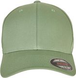 Flexfit Wooly Combed Baseball Cap - Dark Leaf Green - XS/S