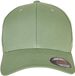 Flexfit Wooly Combed Baseball Cap - Dark Leaf Green - XS/S