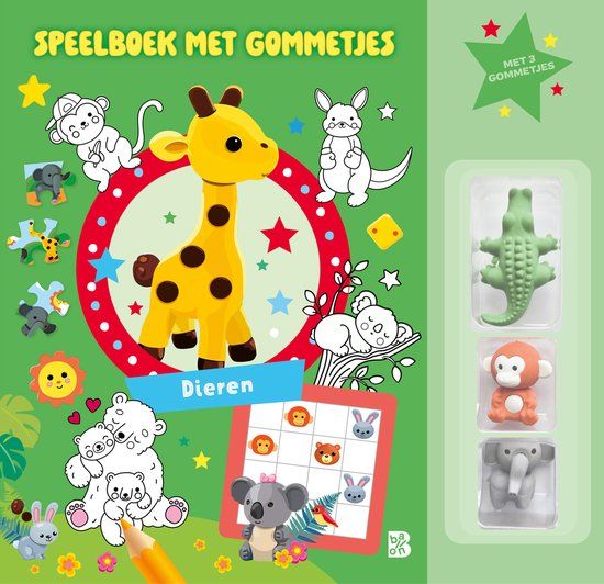 Top1Toys Ballon Kids Speelboek met gommetjes: Dieren