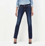 G-STAR Midge Saddle Straight Jeans - Dames - Dark Aged - W28 X L30