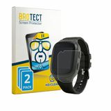 BROTECT - Screenprotector voor Zonaro Kids Smartwatch - Folie Beschermfolie transparant 2 Stuks