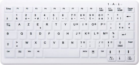 Contour Design Active Key AK-C4110 Toetsenbord Medisch RF Draadloos AZERTY Frans Wit