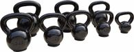 Toorx Fitness Gietijzeren Kettlebell - Met Rubber Basis - 8 kg - Zwart