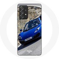 Maniacase Etui voor Samsung Galaxy A52 Formule 1 McLaren Auto Blauw