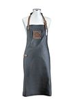 F.DICK leren schort XL (kookschort/barbecueschort zwart) 9166800-XL-01