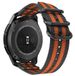 Strap-it nylon gesp band - zwart/oranje - Geschikt voor Xiaomi Watch S1