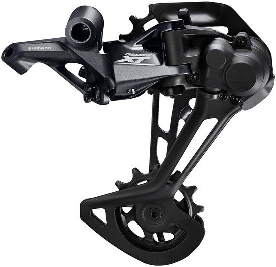 RD-M8100 Shimano Achterderailleur 12-speed Deore XT M8100 SGS - Zwart
