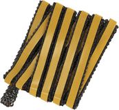 KOTARBAU® Kachelband, Kachelkoord, 12 x 3 mm, Ovenafdichtband, 2,5 m, Haardafdichting, Glasvezel, Zwart