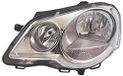 TarosTrade 37-0319-L-40090 koplamp elektrisch chroom met motor links