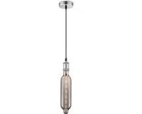 Home Sweet Home Hanglamp Vintage Tube - Geborsteld Staal - Rook - Inclusief LED Lamp