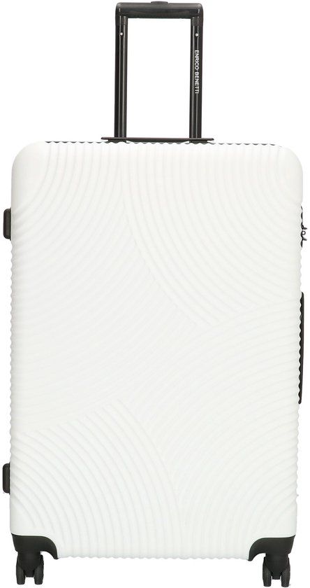 Enrico Benetti Louisville Grote Koffer 75 cm - 93 liter - Wit