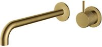Hotbath Cobber X - Wastafelmengkraan - Geborsteld Messing PVD