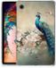 B2Ctelecom Coque arrière pour Samsung Galaxy Tab A11/Tab A9 Vintage Pauwen