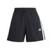 adidas dames Essentials 3-Stripes Lifestyle Woven Shorts, black/white, XXS