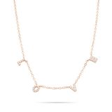 Tamaris Sieraden Voor Dames Van 925 Zilver, Halskettingen Van Sterling Zilver Met Love Aufschrift