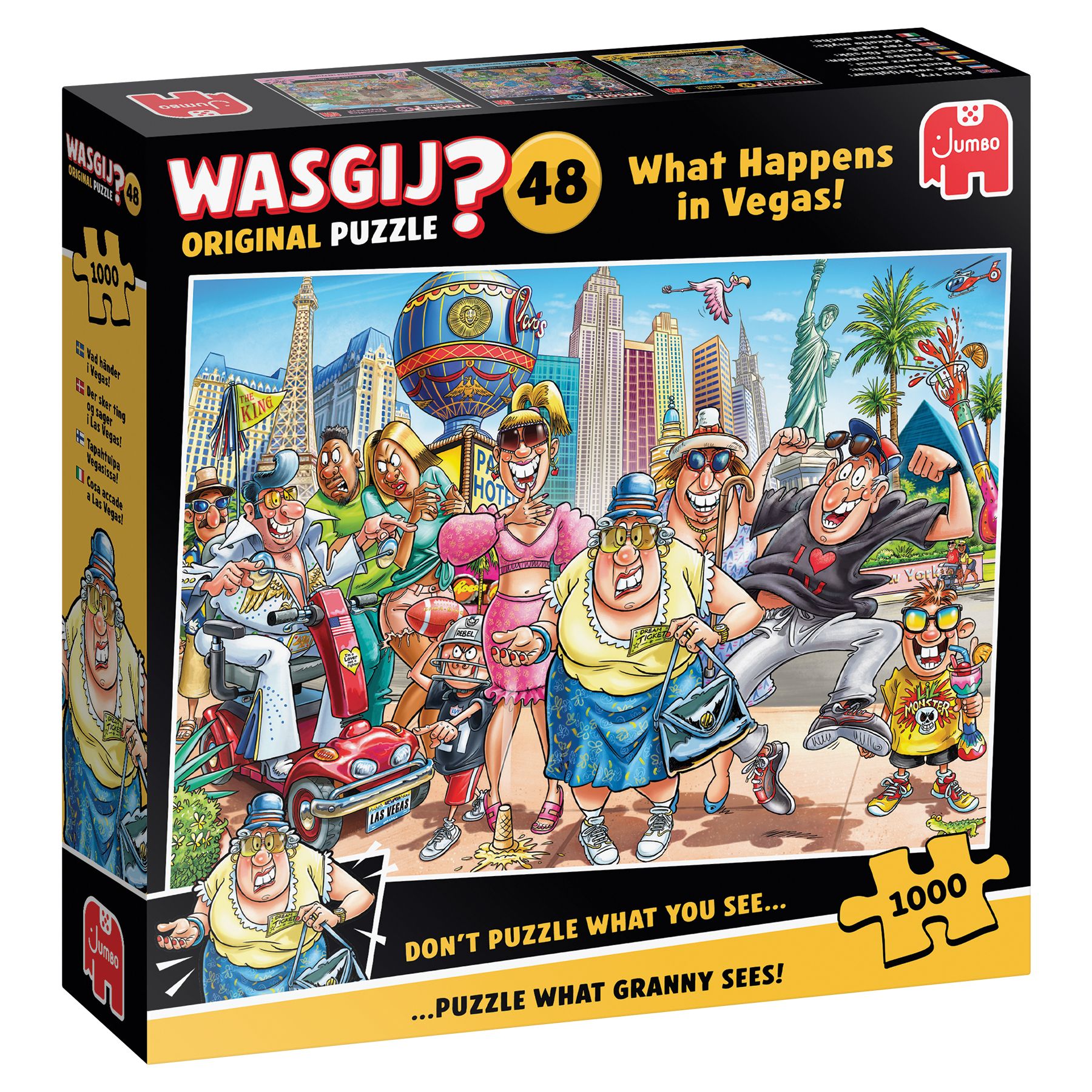 Jumbo Wasgij Original 48 - What Happens in Vegas! Legpuzzel - 1000 stukjes