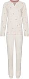 Rebelle MyRebelle - Endless Love - Pyjama - Lange mouw - Hartjes - Beige - Maat 50