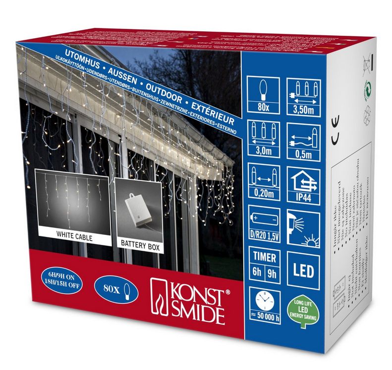 KONSTSMIDE 3739-102 Decoratieve verlichting 50cm 288g 350cm