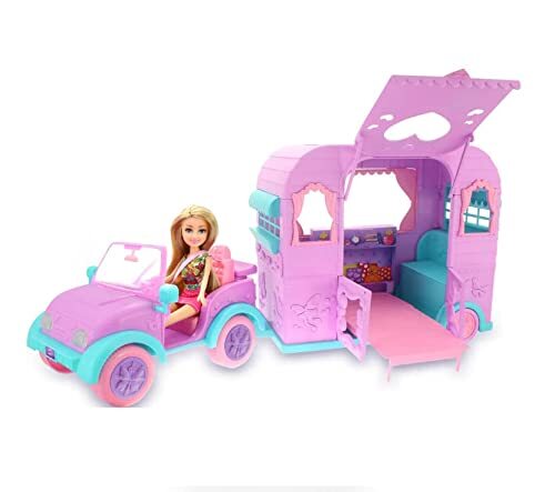 ZURU Sparkle Girlz - Pop met Jeep En Caravan (100176)