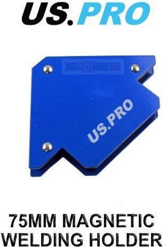 US.PRO Tools by Bergen Lasmagneet 75 mm Blauw