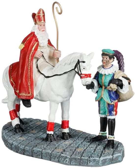 Luville Sinterklaas, Piet en Ozosnel beeld Multicolor Kunststof