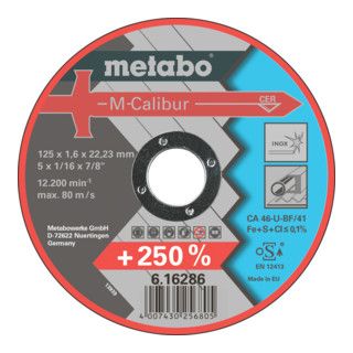 Metabo M-Calibur 115 x 1,6 x 22,23 Inox, TF - 25 stuks