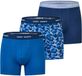 Happy Shorts Boxer Jersey Mannen Blauw/Camouflage Hartjes Katoen/Elastaan M