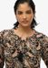 Superdry - Chemisier femme à manches longues avec imprimé boho paisley bordure noir