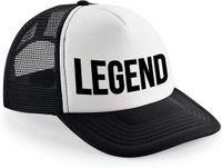 Bellatio Decorations Legend snapback cap/ truckers pet zwart voor heren
