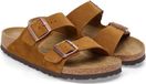Birkenstock Arizona sandales en daim, marron, EU 45