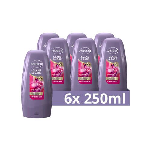Andrélon Glans & Care Conditioner - 6 x 250 ml - Value Pack
