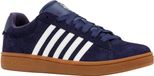 K-Swiss Court Tiebrk II Basketbal voor heren, Naval Academy Bright White Gum