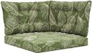 vidaXL Buitenbankkussen Polyester Bladontwerp 68,5 x 68,5 cm