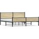 Maison Exclusive - Cadre de lit en métal sans matelas Chêne Sonoma 193x203 cm