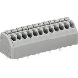 WAGO 250-203 Bloc de jonction à ressort 1.50 mm² Nombre de pôles 3 Gris 1 pièce(s)