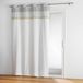 DOUCEUR D'INTERIEUR Raamgordijn met franjes TASSEL, 140 x 260 cm, wit