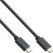 InLine USB-C Kabel - USB 3.2 Gen 2x2 - 0,5 meter - Zwart