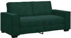 vidaXL Tweezitsbank 180x78x84 cm fluweel donkergroen