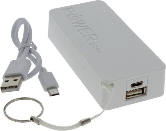 Q-Link Powerbank 5200 mAh - Grijs