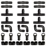30 Kit de raccords d'irrigation goutte à goutte pour tuyaux de 16 mm - Jardin et pelouse