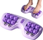oCreon Voetmassage roller, voetmassageroller, voetmassager, handmatige dubbele voetmassager, geschikt voor thuis en op kantoor, verlichting bij hielspoor en spierpijn