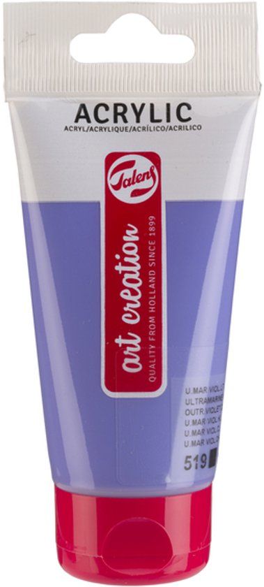 Talens Art Creation Acrylverf tac 519 Ultramarijnviolet Licht 75ml | 3 stuks