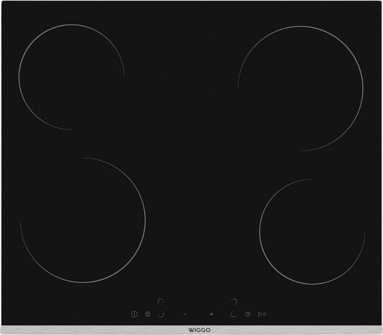 Wiggo WH-E624G(B) - Inductie kookplaat - 2 fase - 60cm - Zwart