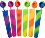 Allecto plus - Set van 6 Siliconen IJslolly Mallen